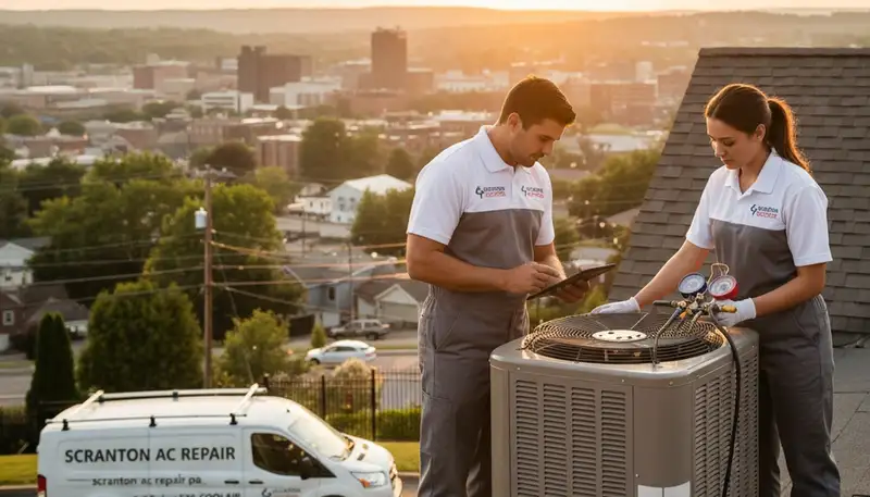 Professional AC repair technicians serving homes and businesses in Taylor, PA